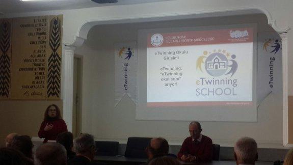 e-Twinning Projelerinin Yaygınlaştırılması Amacıyla Bilgilendirme Toplantısı Yapıldı.
