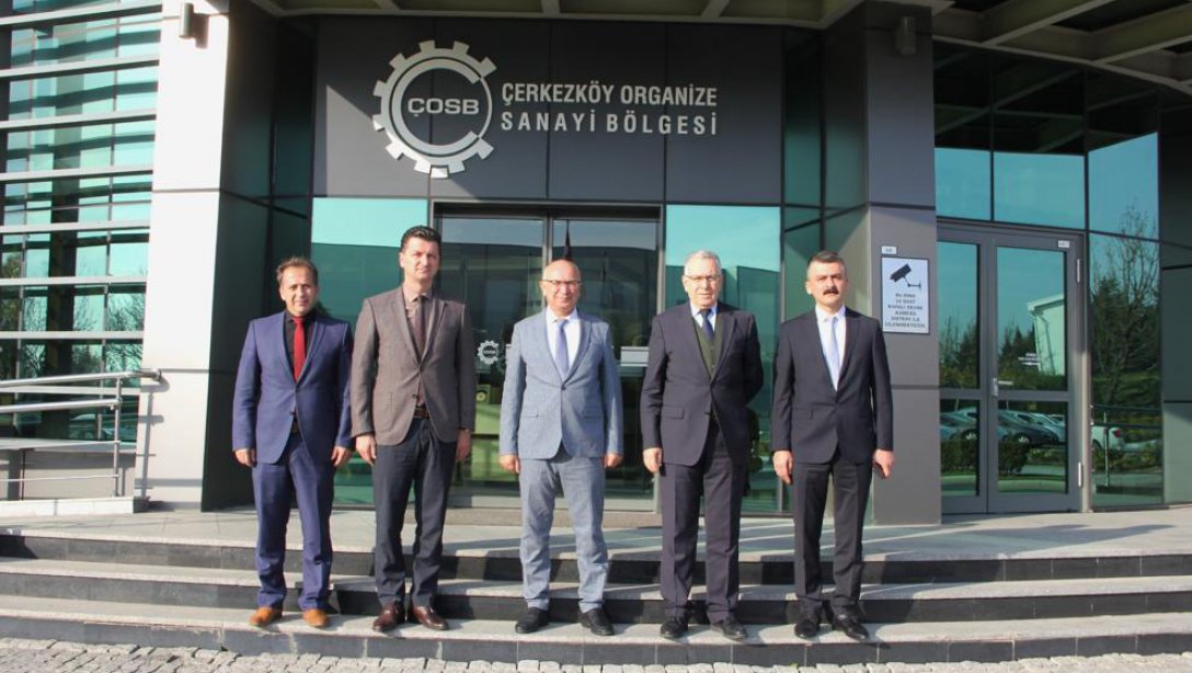 Kaymakamımız Sayın Salih YÜCE'den Çerkezköy OSB Ziyareti