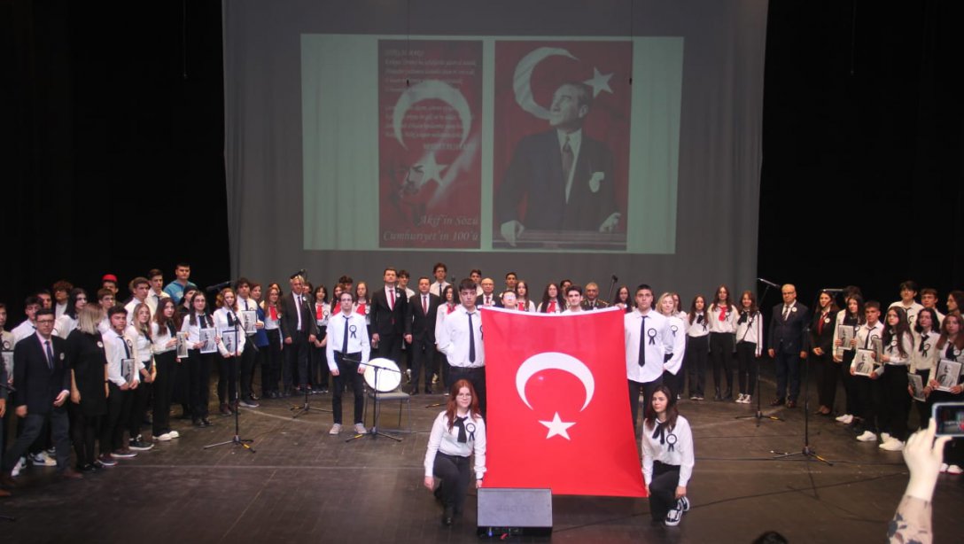 12 Mart İstiklâl Marşının Kabulü ve Mehmet Akif Ersoy'u Anma Günü Töreni Gerçekleştirildi.